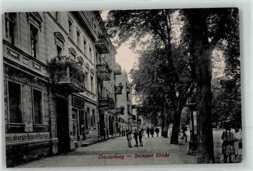 Oranienburg Bernauer Straße Litfaßsäule
