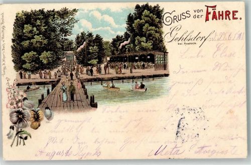 Gehlsdorf 1901 Fähre Stifmütterchen