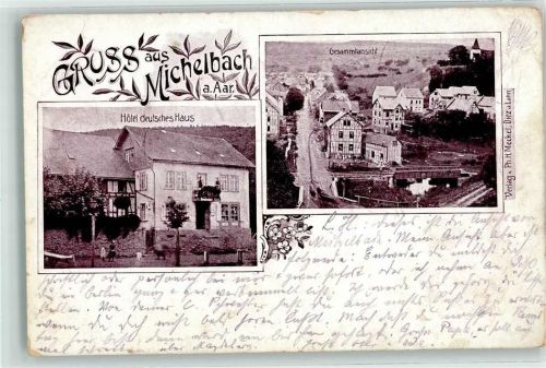 Michelbach 1902 Hotel deutsches Haus