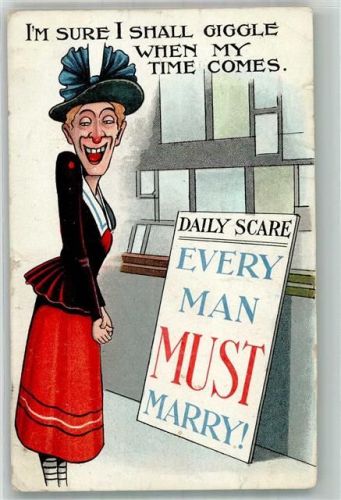 Every Man must Marry Suffrage Wahlrecht Humor