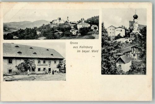 Kollnburg Kirche Hl. Dreifaltigkeit Bauernhof Burgruine Verlag Ottmar Zieher-München