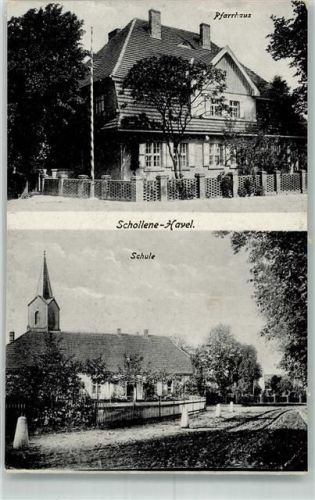 Schollene Pfarrhaus Schule