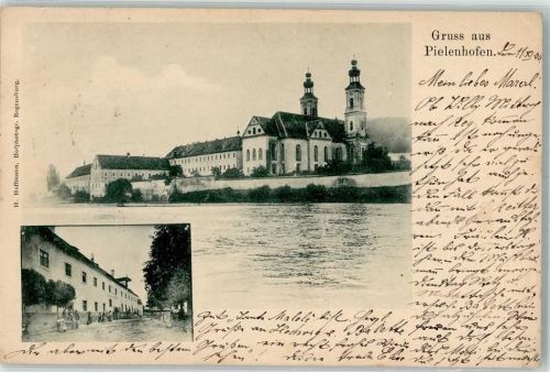 Pielenhofen 1900 Kloster Pielenhofen Die Naab