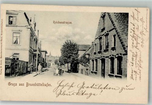 Brunsbüttelkoog 1902 Brunsbüttelhafen Reichenstrasse