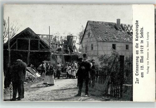 Sehlis Katastrophe Mai 1912 Trümmer