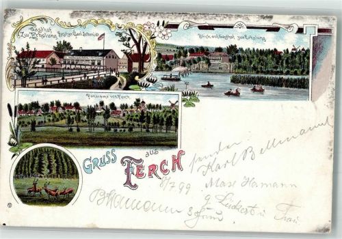 Ferch 1899 Gasthaus zur Erholung Wildwiese