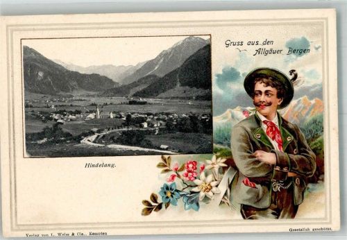Hindelang Hindelang Trachtenbursche Passepartout