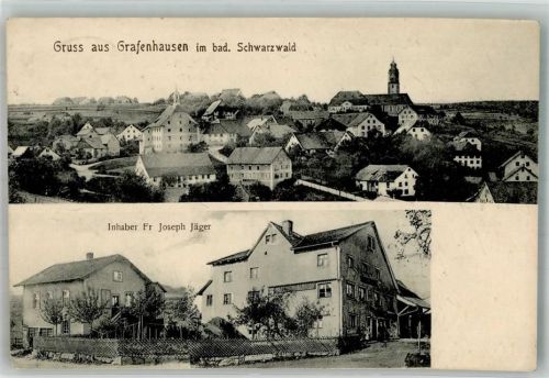 Grafenhausen 1912 Gasthaus Jäger