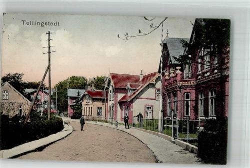 Tellingstedt 1913 Dorfstrasse Wohnhäuser