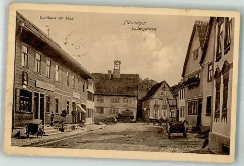 Fladungen Ludwigstrasse Gasthaus zur Post