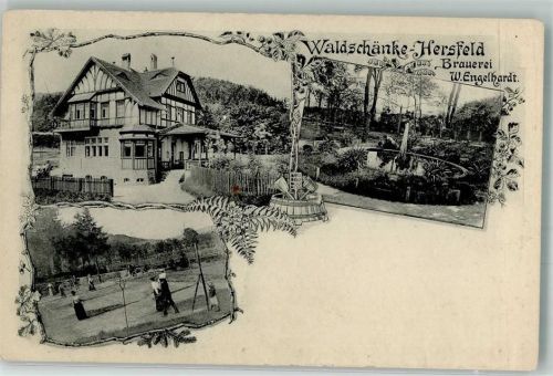 Bad Hersfeld Gasthaus Waldschänke Tennis Brauerei Engelhardt