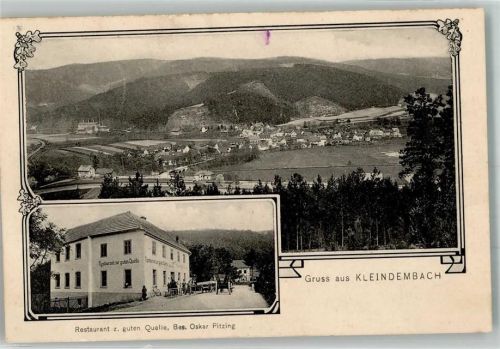 Kleindembach 1915 Gasthaus z. guten Quelle