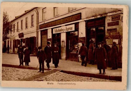 Bielau Biala Nyska 1917 Foto AK Feldbuch- Handlung der Bugarmee Feldpost WK I