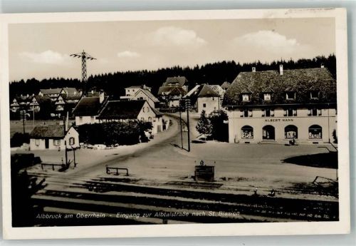 Albbruck Albtalstraße Bahnübergang Geschäft Albert Nann