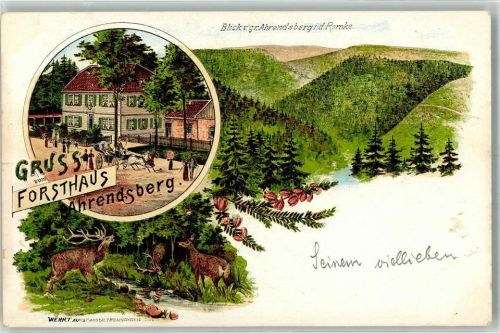 Ahrendsberg Großer Ahrendsberg Forsthaus Hirsche