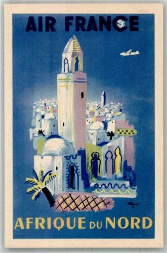 Afrique du Nord sign. Bernhard Villemot