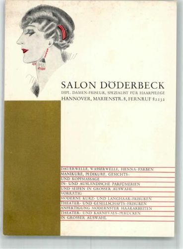 Hannover Salon Döderbeck Werbung keine AK