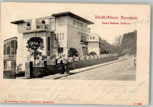 Darmstadt 1901 Künstlerkolonie Haus Habich
