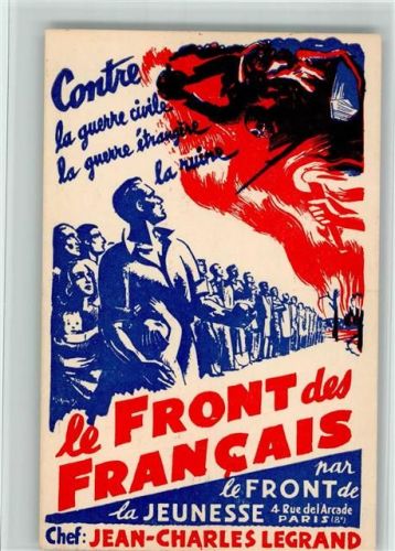 Le Front des Francais Chef Jean Charles Legrand