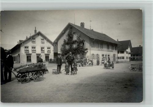 Lechbruck Leiterwagen Ort handschriftlich
