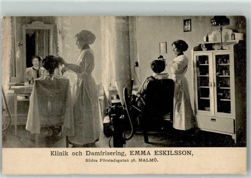 Malmö 1912 - Klinik och Damenfrisering Emma Eskilsson