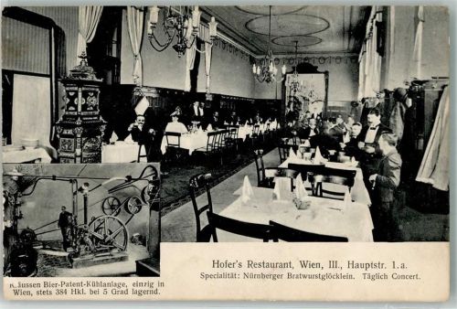 Wien Gasthaus Hofer Hauptstrasse 1 a