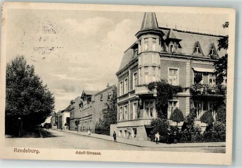 Rendsburg 1914 Adolf-Straße
