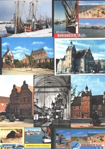 Norden Lot mit 12 div AK