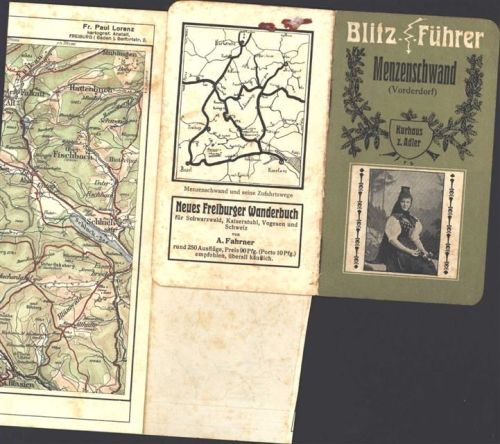 Menzenschwand Blitzführer Menzenschwand Vorderdorf mit Karte