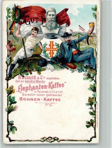 1900 Elephanten Kaffee + Turnvater Jahn
