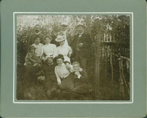 Landshut Gruppenfoto Ort handschriftlich