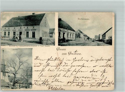 Gralow Santok Bäckerei Brandt Dorfstrasse Dorfkirche