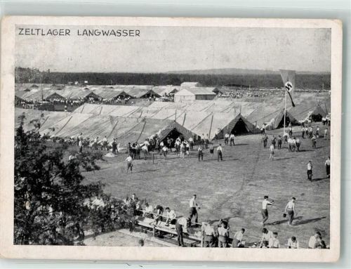 Nürnberg 1934 Zeltlager Langwasser für die Reichsparteitage Propaganda WK II