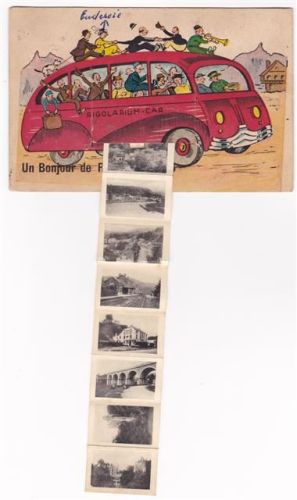Remouchamps ausziehbarer Papierstreifen Omnibus Rigolarium-Car