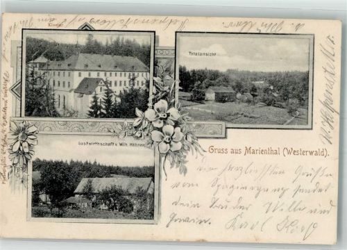 Marienthal 1904 Kloster Marienthal Gasthaus