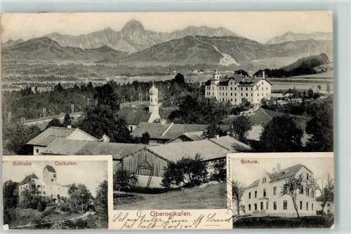 Oberelkofen Schloß Oelkofen Schule Kirche