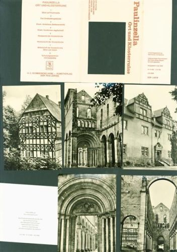 Paulinzella Lot mit 2 AK 8 Fotos mit Originalumschlag kompl.