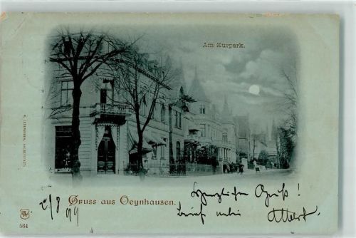 Oeynhausen 1899 Am Kurpark