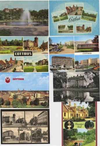 Cottbus Lot mit 6 div. AK