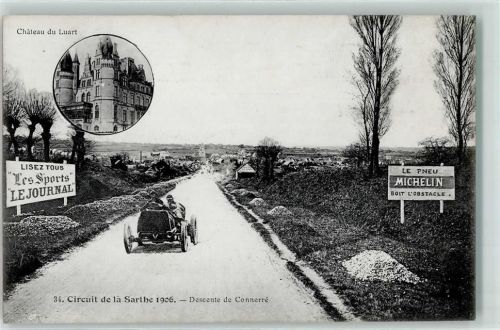 Le Luart Nr. 34 Circuit de la Sarthe 1906 Rennstrecke