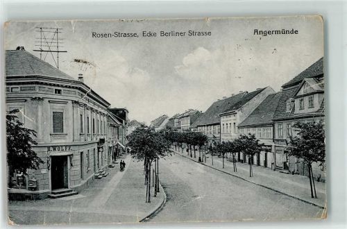Angermünde Rosenstraße Ecke Berliner Straße