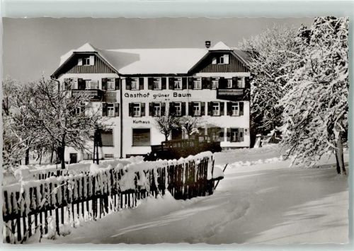 Hallwangen Gasthaus grüner Baum Kurhaus Pension Winter Schnee
