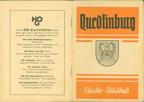 Quedlinburg Städtebildheft 48 Seiten