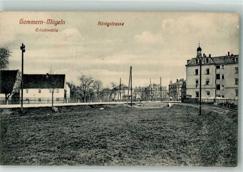 Heidenau 1916 Gommern-Mügeln Königstrasse Erlichtmühle
