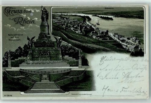 Rüdesheim 1900 Nationaldenkmal