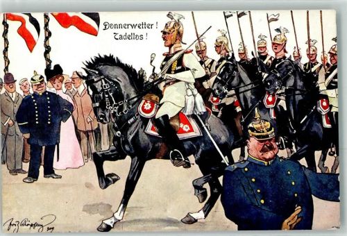 Donnerwetter Tadellos Parade Soldaten Uniform Pickelhaube BKW I Nr 335-3