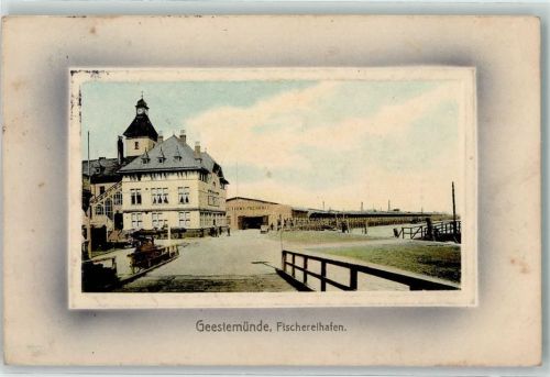 Geestemünde 1913 Fichereihafen