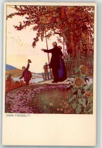 Der Herbst Jahreszeit AK