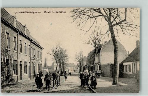 Comines Hainaut 1915 - Route de Comines