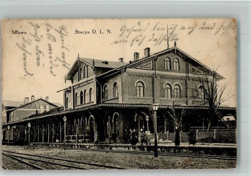 Mlawa Bahnhof Feldpost WK I I.Garde-Reserve-Div.